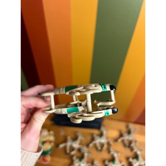 Santa and reindeer sleigh small decoration JYSN light covers - two broken - Picture 7 of 10